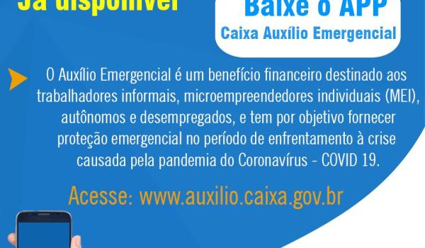 Aplicativo de auxílio emergencial de R$ 600 já está disponível...