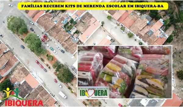Famílias Recebem Kits De Merenda Escolar Em Ibiquera-Ba